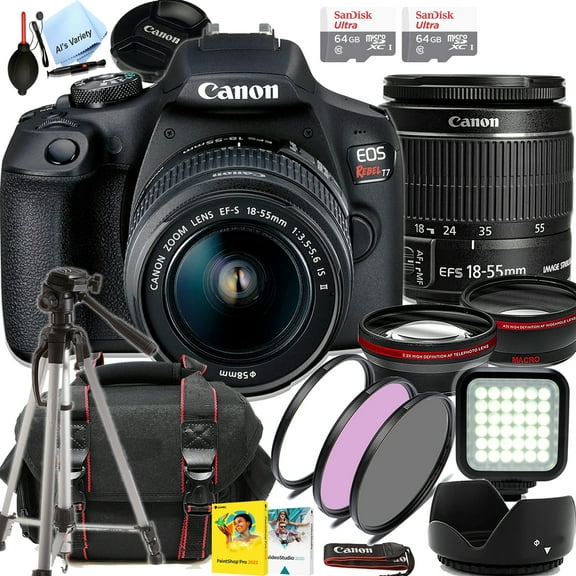 Canon EOS Rebel T7 DSLR Camera with 18-55mm f/3.5-5.6 Lens