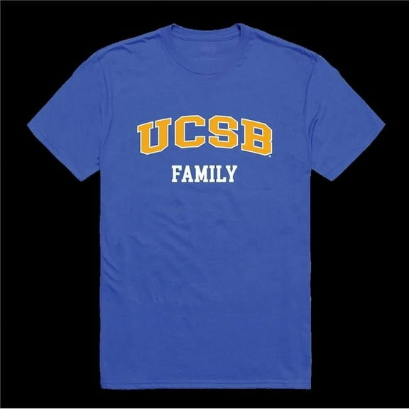 W Republic 571-112-RYL-02 University of California, Santa Barbara Gauchos Family T-Shirt, Royal - Medium
