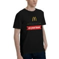 thumbnail image 2 of Mcdonald'S Logo Men'S Basic Short Sleeve T-Shirt Fad Black Small, 2 of 8