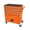 orange color, variant on Mechanics Rolling Tool Storage Cabinet 4 Drawer Tool Chest Cart With Wheels For Repair Projects Workshop Home