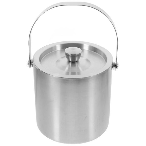 Ice Bucket Stainless Steel Bucket Bucket Cooler Beverage Drink Dispenser Drink Buckets for Parties