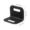 thumbnail image 2 of OUNONA 20Pcs Durable Plastic Corner Protectors L Shaped Black Edge Guards for Packaging and Shipping, 2 of 6