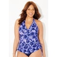 thumbnail image 6 of Swimsuits for All Women's Adjustable Underwire Tankini Top, 6 of 6