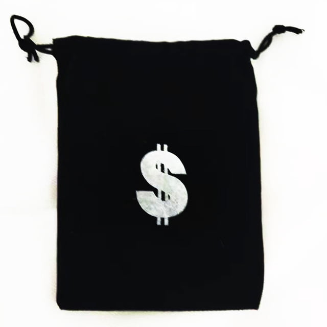 Bolsa de accesorios pirata Esqueleto Juguetes piratas de Halloween Bolsa de monedas de oro de plástico Accesorios