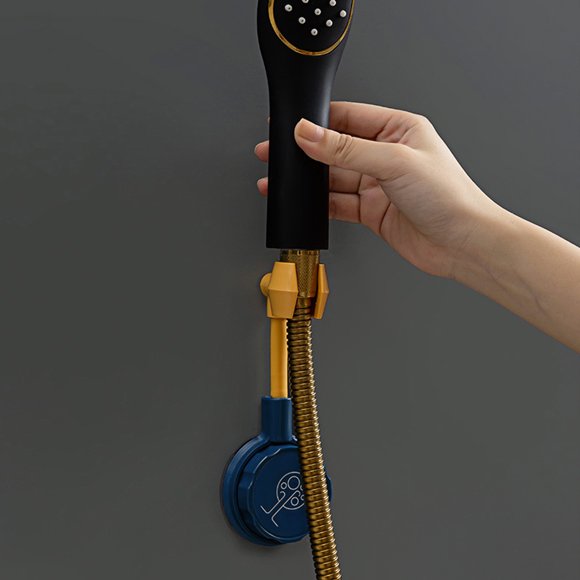FENGGUIQU 1Ud Soporte De Pared Para Ducha Azul De Material Resistente Y Fácil Instalación