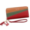 thumbnail image 1 of Portefeuille Long pour Femmes Mode Mixte Décor à Franges Porte-Cartes Portefeuille Pochette, 1 of 7