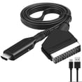 thumbnail image 1 of Scart till HDMI-omvandlare, Allt-i-ett Scart till HDMI-adapter, 1080P, 1 of 5