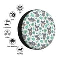 thumbnail image 4 of Kdxio Spare Tire Cover for RV Trailer, Waterproof Wheel Cover,Camper Spare Tire Cover Fit for Rv SUV Truck Travel Trailer 15 inch-Bears and Tropical Leaves, 4 of 8