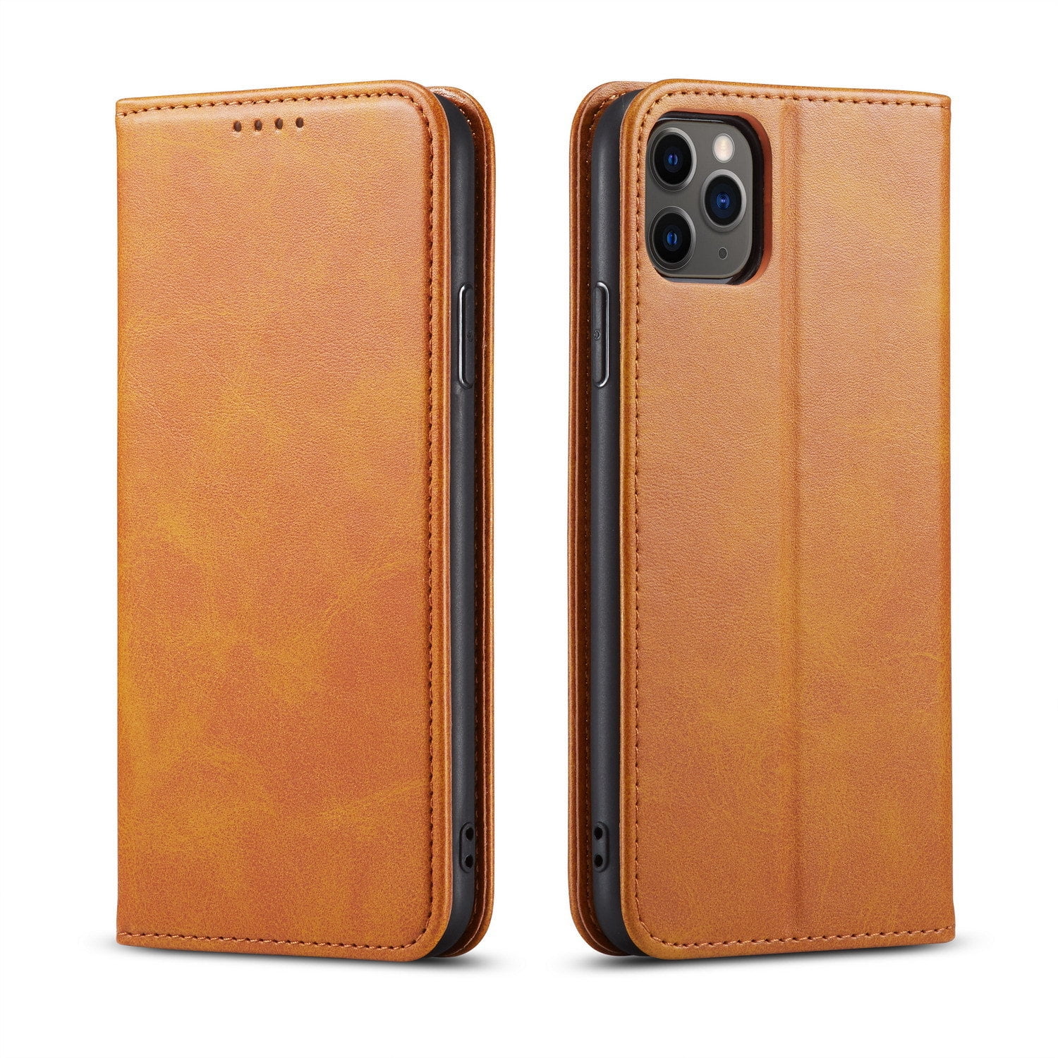 Brown Wallet Case for iPhone Xs Max PU Leather Flip Cover Compatible with iPhone Xs Max 
