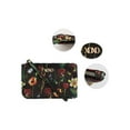 thumbnail image 4 of XOXO Women’s Large Black Floral Saffiano Multifunction Solid / Patterned Wristlet Wallet, 4 of 4
