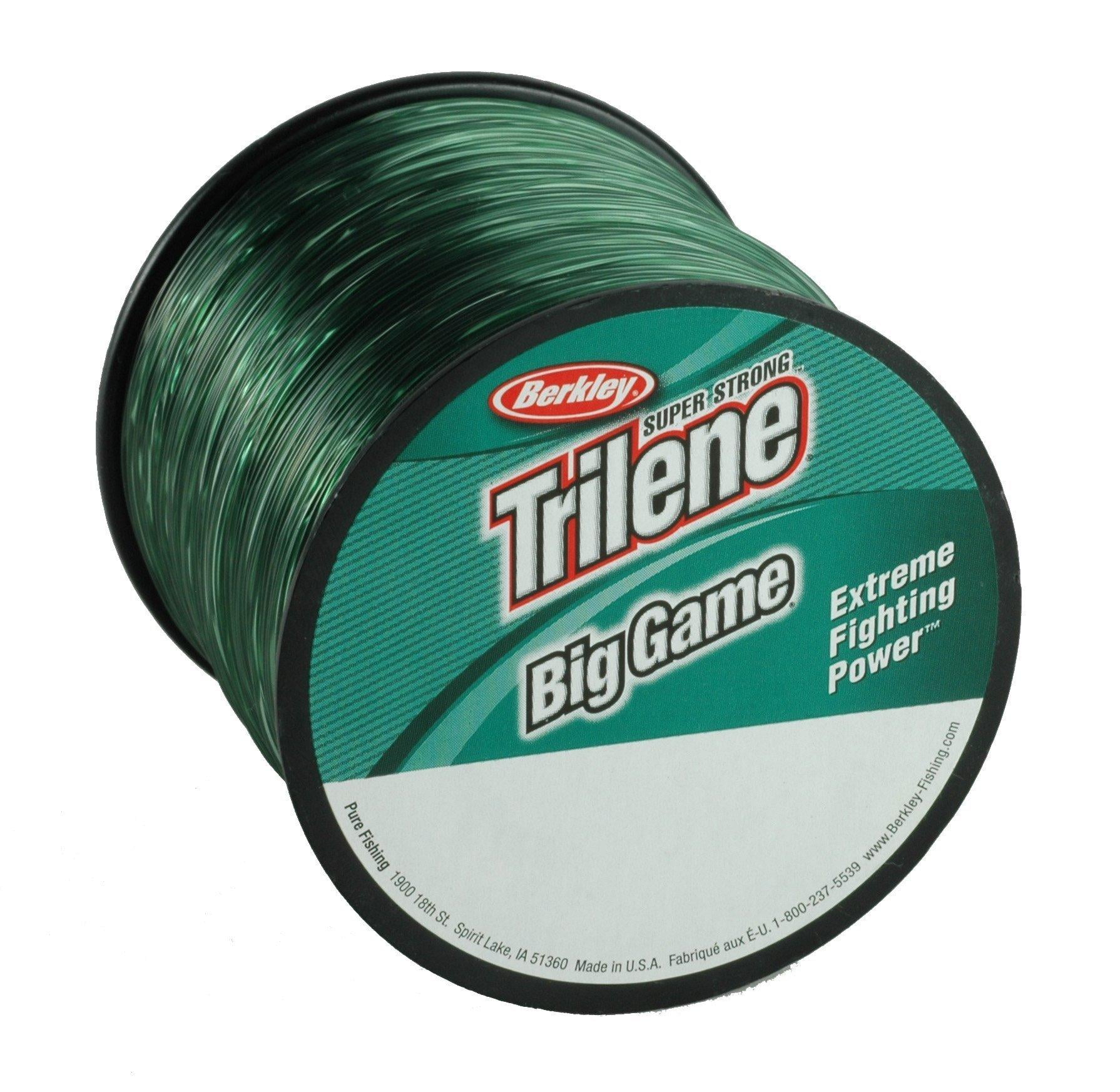 (2 pack) Berkley Trilene® Big Game™ Monofilament Fishing Line, Green, 30 lb Test Strength, 440 yd