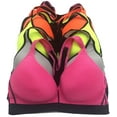 thumbnail image 1 of 6 pcs Wire Free Light Padded Spandex Raceback Cotton Sports BRA B/C/D Cup (38B), 1 of 3