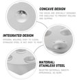 thumbnail image 2 of Stainless Steel Snail Dish Escargot Plate Food Plate Compartment Holes Plates, 2 of 4