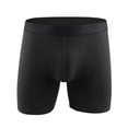 thumbnail image 5 of SGFCWSX Men's Oversized Long-Leg Boxer Shorts** Black S, 5 of 6