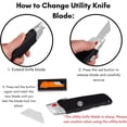 thumbnail image 6 of Internet's Best 20-Pack Premium Utility Knife - Black, 6 of 9