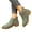 AG, variant on Women's Pointed Toe Suede Ankle Boots Block Low Heel V Cut Dress Shoes with Side Zipper Lightweight Business Shoes Green Size 5