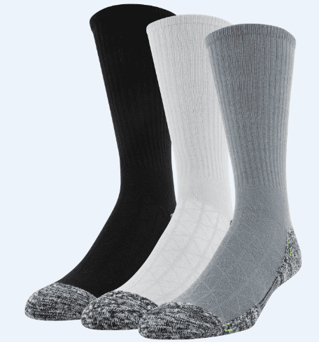 Essentials 10-Pack Cotton Half Cushioned Crew Socks Chaussettes 