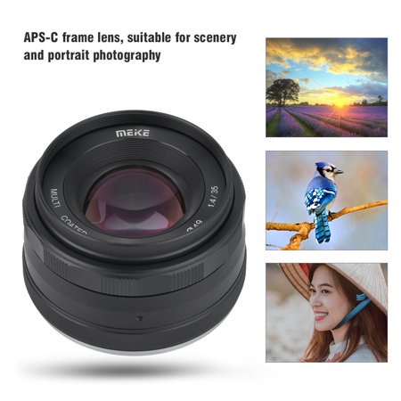 Sonew Meike 35mm F 1 4 Portrait Photography Mirrorless Camera Fixed Prime Focus Lens Aps C Frame Mirrorless Camera Fixed Lens 35mm Prime Lens Walmart Canada