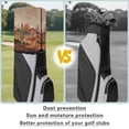 thumbnail image 6 of Yuyamidu Sunset Cactus Golf Bag Rain Cover for Women Men Golfer Golf Club Bag Accessories Waterproof Rain and Dust Covers Fit for Cart and Stand Bags, 6 of 8