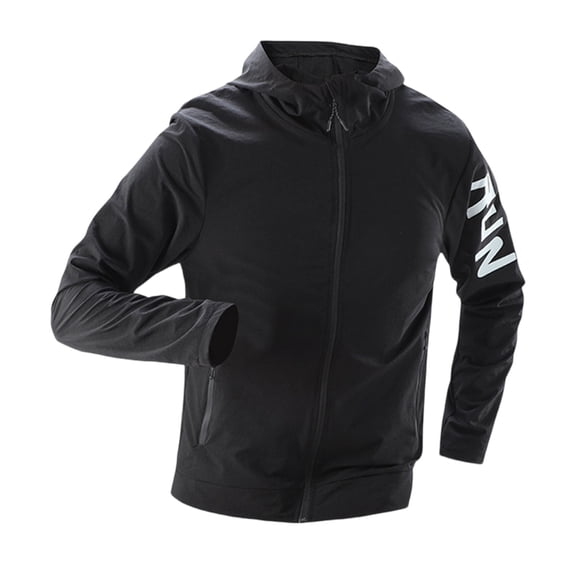 yuCgh Men's Running Clothes Loose Fit Quick Drying Training Wear for Cycling Sports Fitness and Gym Workouts, Moisture-Wicking Fabric,Black L