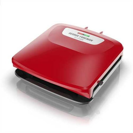 George Foreman Rapid Grill Series 4-Serving Removable Plate Electric Indoor Grill and Panini Press -