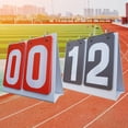 thumbnail image 6 of funtasica 2 Pieces Multi Sports Scoreboards Tabletop Score Flippers 2 digits Flip Scoreboards Score Counters for Indoor Outdoor Coaches Red and Gray, 6 of 7