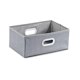 thumbnail image 4 of Caja de almacenamiento de ropa con asa, caja plegable de tela no tejida para guardarropa en el hogar, gris, 4 of 4