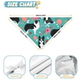 thumbnail image 6 of Dog Bandana 2 Pack,Border Collie Dog and Flower Florals Bandanas for Dogs,Cat Bandana,Small/ Large Dog Bandana 2 Size,Dog Bandanas, 6 of 6