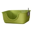 thumbnail image 2 of Caja de arena para gatos Yuyangstore antisalpicaduras gran capacidad verde, 2 of 8