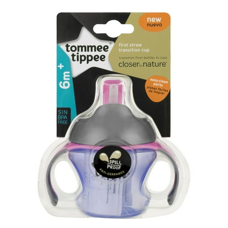 Tommee Tippee First Straw Transitional Trainer Sippy Cup