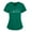 Green, variant on Kayannuo Print Nursing Uniforms Scrub for Women Women Short Sleeve V-neck Tops Working Uniform Color Pocket Blouse