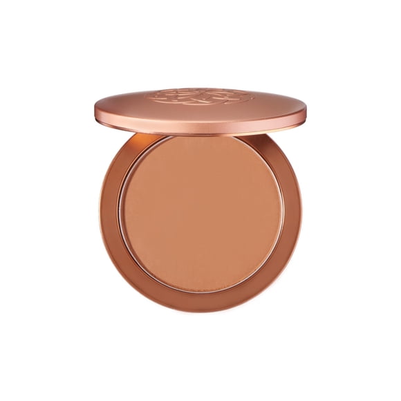 YENSA Super Serum Silk Powder Foundation Base ligera superalimentaria para perfeccionar y suavizar la piel Acabado semimate Vegana y libre de crueldad (Light Medium 1)