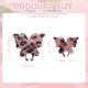 thumbnail image 2 of Uxcell 8Pcs Calcomanías de Mariposa para Coche para Mujeres, 2 Tamaños de Decoración de Calcomanías de Cristal de Piedras de Strass, Rosa/Puntos Negros, 2 of 6