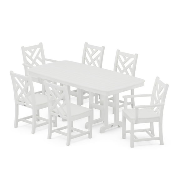POLYWOOD Chippendale Dining Set - Seats 6