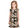 thumbnail image 1 of Vsdgher Chemises de Nuit Rétro pour Filles, Manches Courtes à Volants, Robe de Nuit, Pyjama pour Fête-TTG, 1 of 6