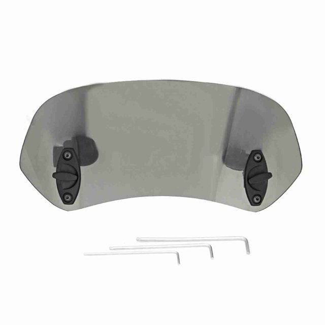 Adjustable Clip On Windscreen Wind Deflector Windshield Accessories for Motorcycle Tawny