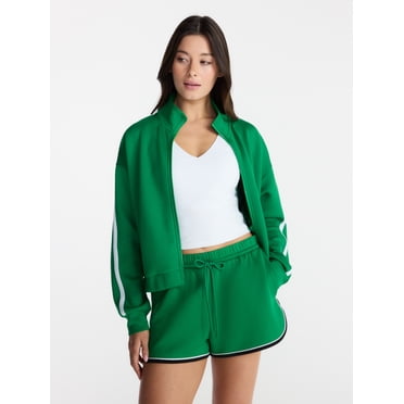 Avia Women's Pique Knit Tennis Jacket, Sizes XS-XXXL