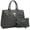 A-Grey, variant on Women Handbags and Purses Ladies Shoulder Bag Top Handle Satchel Tote Work Bag with Matching Clutch