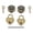 Bronze, variant on Riousery 2 Sets Wooden Box Hasp Latch Padlock Set Antique Zinc Alloy Clasp Heart Shaped Padlocks with Keys for Jewelry Boxes Small Cabinets Furniture Decoration Bronze