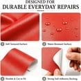thumbnail image 6 of Self Adhesive Leather Repair Tape, Peel And Stick Leather Patch, Vinyl Repair Roll, Faux Leather Upholstery Sticker, Cuttable Furniture Refurbishment Material for Couch Furniture Sofas Car Seats, 6 of 7