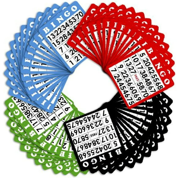 100 Bingo s in Mixed Colors by es by es