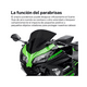 thumbnail image 3 of Parabrisas De Motocicleta Protección Contra Lluvia negro, 3 of 5
