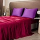 thumbnail image 4 of Paquete de 2 fundas de almohada para cuerpo de satén refrescante | Estuche largo de terciopelo suave y transpirable para durmientes calientes y sudores nocturnos | Comodidad para todas las, 4 of 6