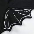 thumbnail image 4 of Bellafa Newborn Baby Boy Girl Halloween Bat Wings Hooded Romper Jumpsuit Unisex Infant My First Halloween Skeleton Hooded Playsuit, 4 of 10