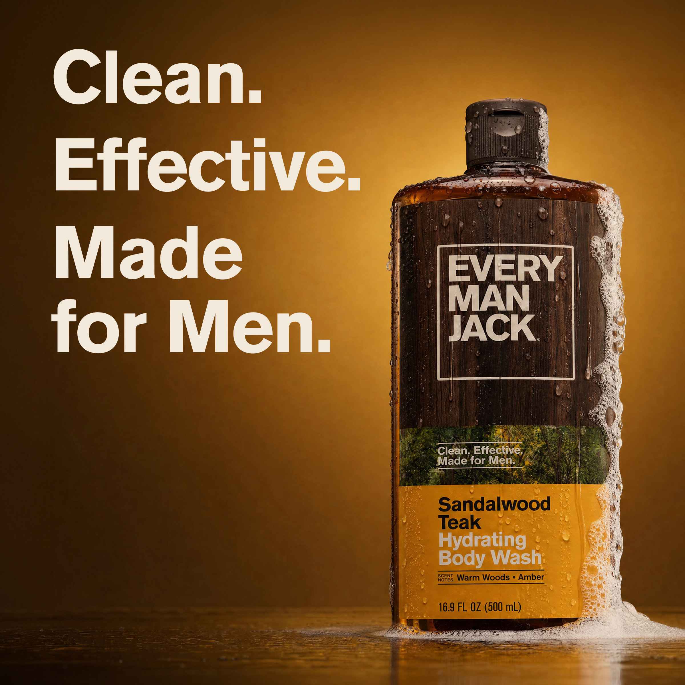 Every Man Jack Sandalwood Teak Body Wash for Men photo 3