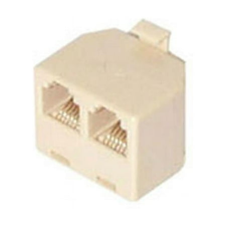 UPC: 0065030779135 | StarTech.com RJ11 to 2x RJ11 Splitter Adapter Male to Female – Beige