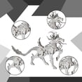 thumbnail image 4 of HUASHENG Steel 3D Metal Puzzle Puzzle Animal Small Metal Stainless DIY Toys Mini Model Puzzle Toy, 4 of 5