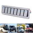 thumbnail image 3 of Aramox Toggle Switch Panel, Rocker Switch Panel 8 Gang 5 Pin LED Single Blue Light Indicate Toggle On Off Switch Panel 12-24V, 3 of 8