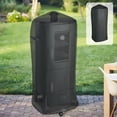 Removable Grill Racks Propane Smoker with Cover, Vertical Meat Gas Smoker Grill Outdoor Heavy ...
