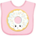 thumbnail image 3 of Inktastic White Donut Boys or Girls Baby Bib, 3 of 4